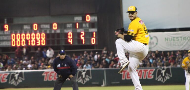 Manny Barreda lanza joya en semifinales del Pacífico