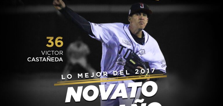 Víctor Castañeda es el ‘novato del año’ de Toros de Tijuana