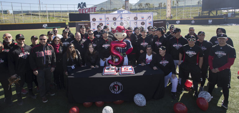 Celebra Toros de Tijuana cinco años ininterrumpidos en LMB