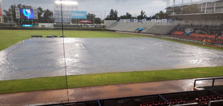 IMPIDE LLUVIA INICIO DE LA SERIE EN AGUASCALIENTES; MAÑANA DOBLE CARTELERA