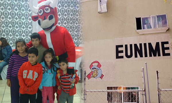 Llevan Toros de Tijuana sonrisas a fundación Eunime